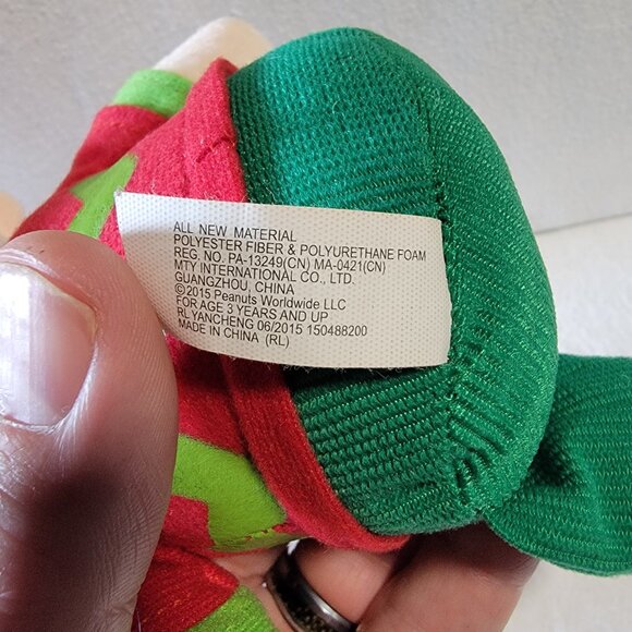 NWT Christmas Charlie Brown Stuffed Character - Picture 3 of 4